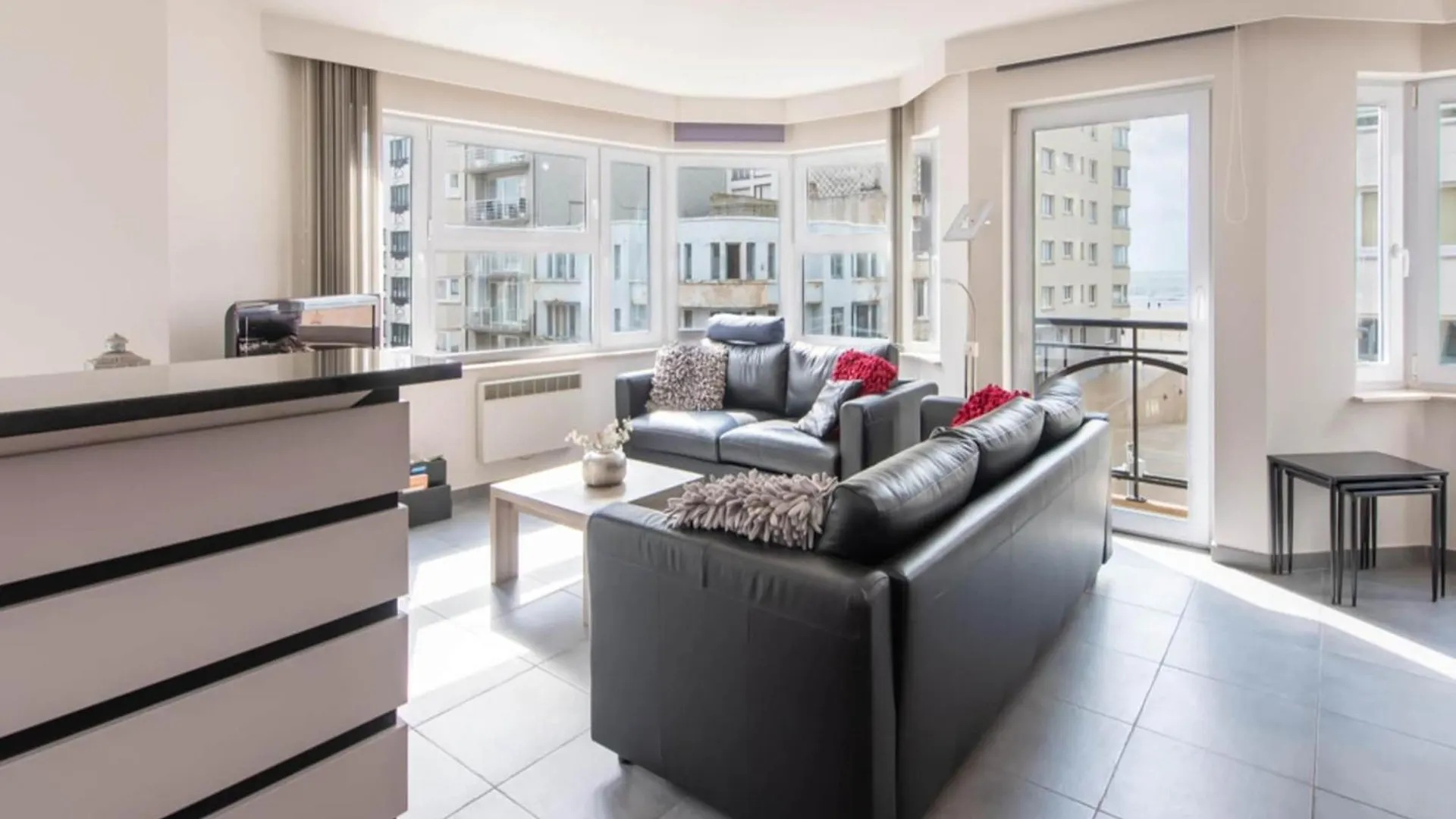 אוסטנדה Beautiful Apartment With Lateral Sea View 0*,