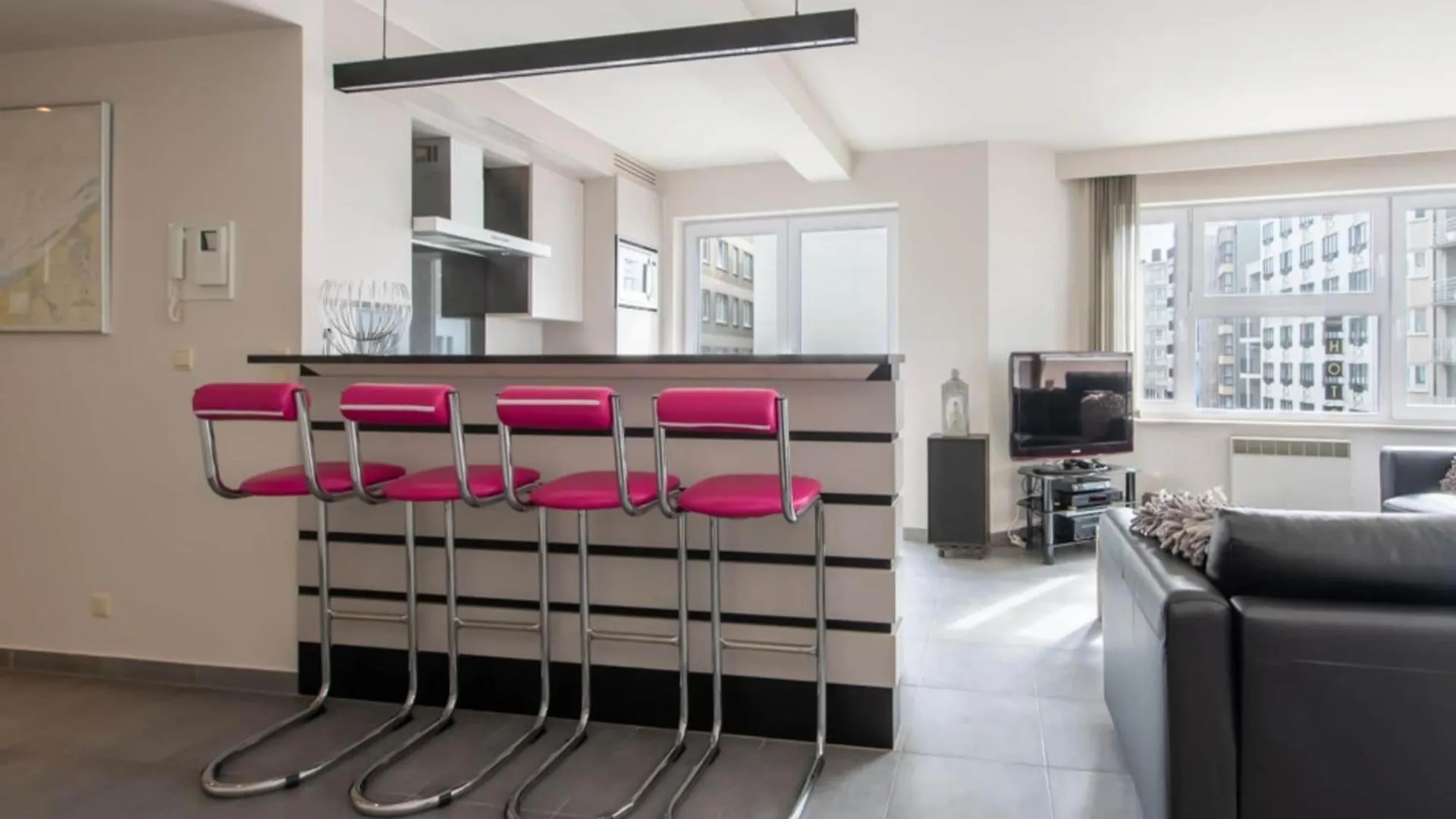 אוסטנדה Beautiful Apartment With Lateral Sea View
